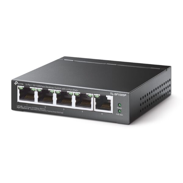 TP-LINK TL-SF1005P SWITCH 5 X10/100Mbps, 4 POE