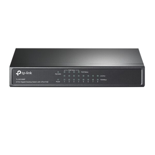 TP-LINK Switch TL-SG1008P, 8 port, 10/100/1000 POE