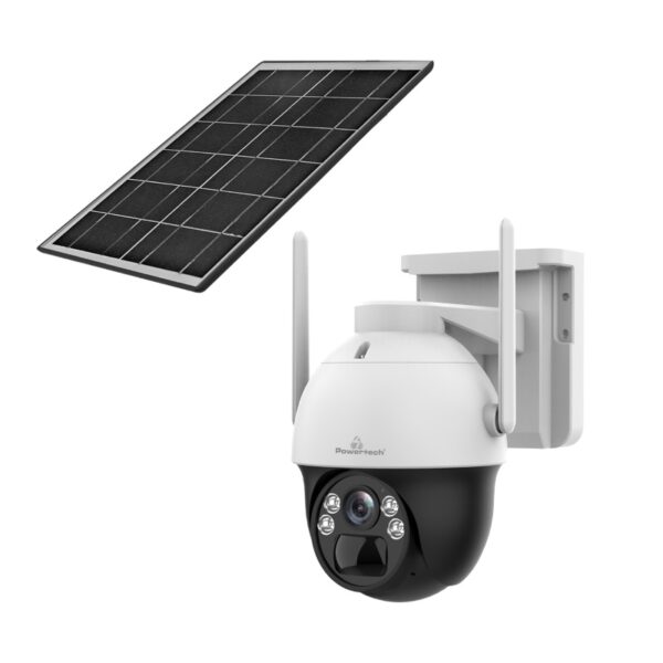 POWERTECH smart ηλιακή κάμερα PT-1341, 4MP